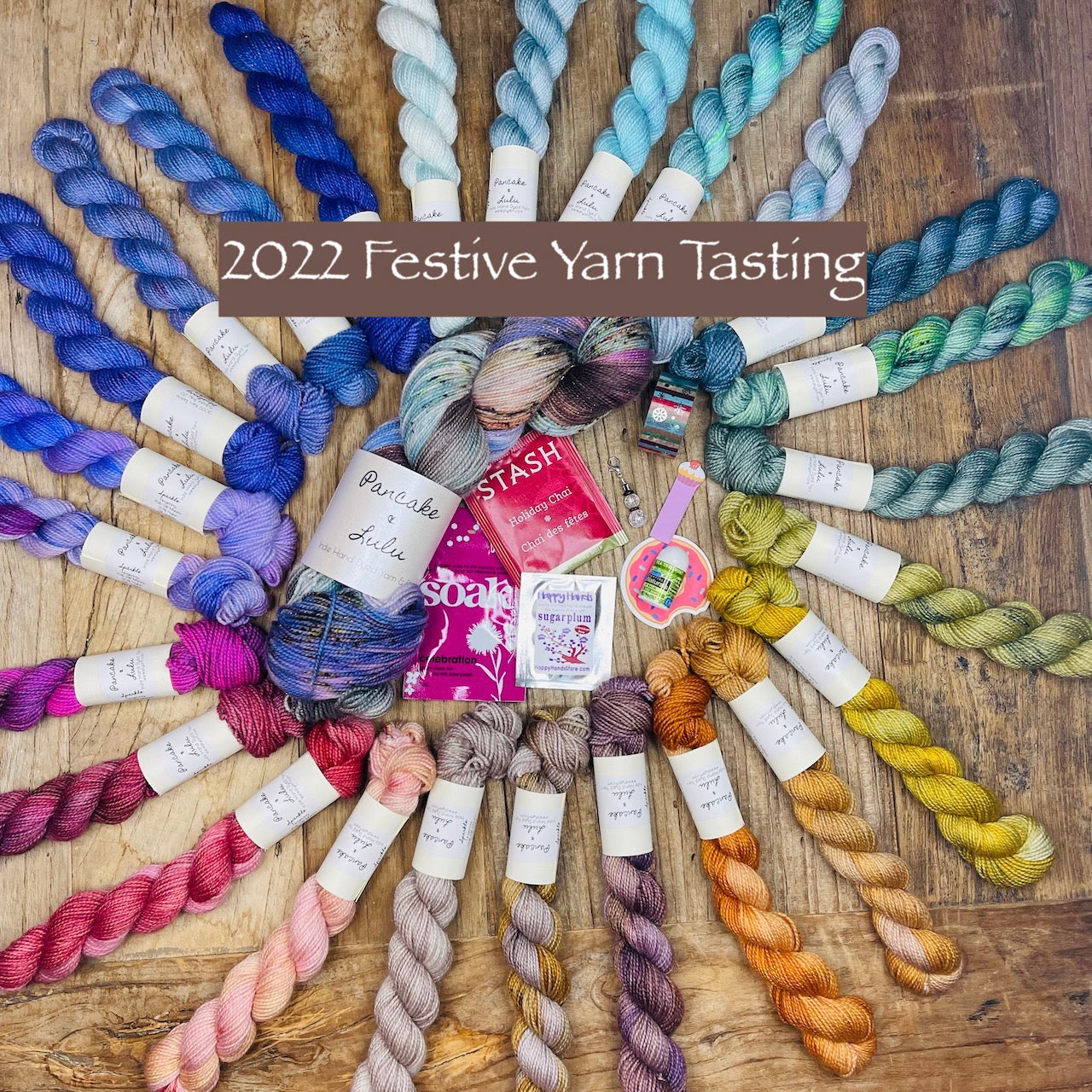 2023 Festive Fiber Tasting Wool Advent Calendar – Pancake and Lulu Yarn 2023 Festive Fiber Tasting Wool Advent Calendar – Pancake and Lulu Yarn