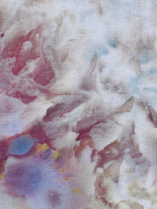 INDIGO MUSHROOM 1 - Hand Dyed Cotton Fabric