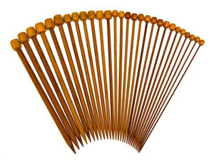 Knitting Needles - Carbonized Bamboo