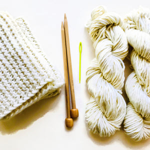Scarf #1 Knitting Kit with Pattern